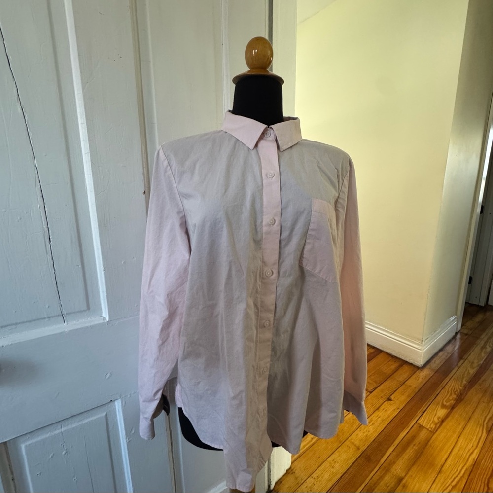Tommy Hilfiger pink button-down